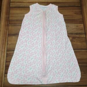 Burt's Bees Baby Beekeeper Infant Pink Floral Nap Sack - Size Medium (6-12m)